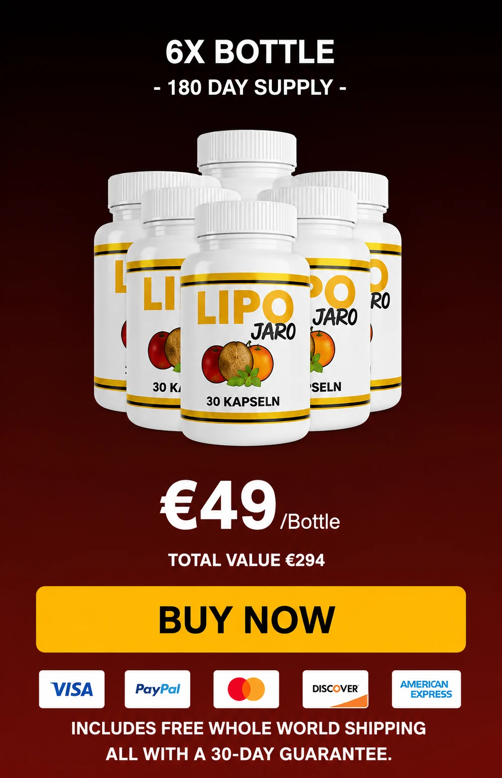 6 Bottles Package - Best Value